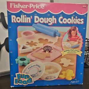 Fisher-Price Rollin' Dough Cookies Playset - Pink & Blue